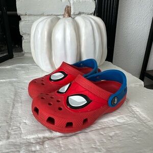 Spiderman Kids Crocs size 11c